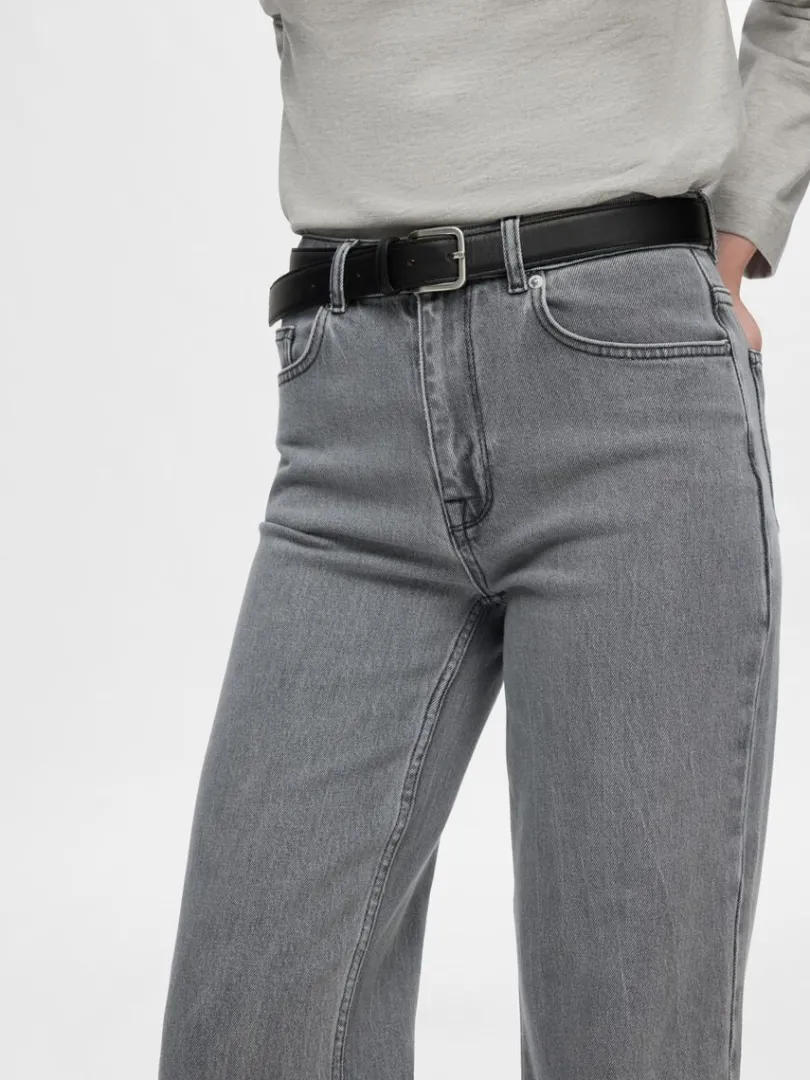 gr_wide_fit_jeans_3.webp Jeans>SELECTED GRÅ WIDE FIT JEANS Grey