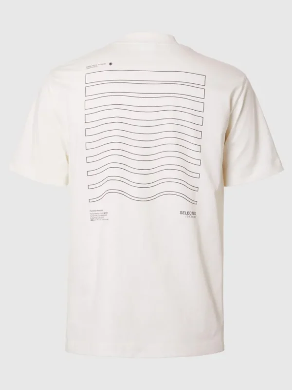 T-shirts>SELECTED GRAFISK PRINT T-SHIRT White