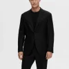 Jakkesæt & Blazers>SELECTED 100% HAMP BLAZER Black