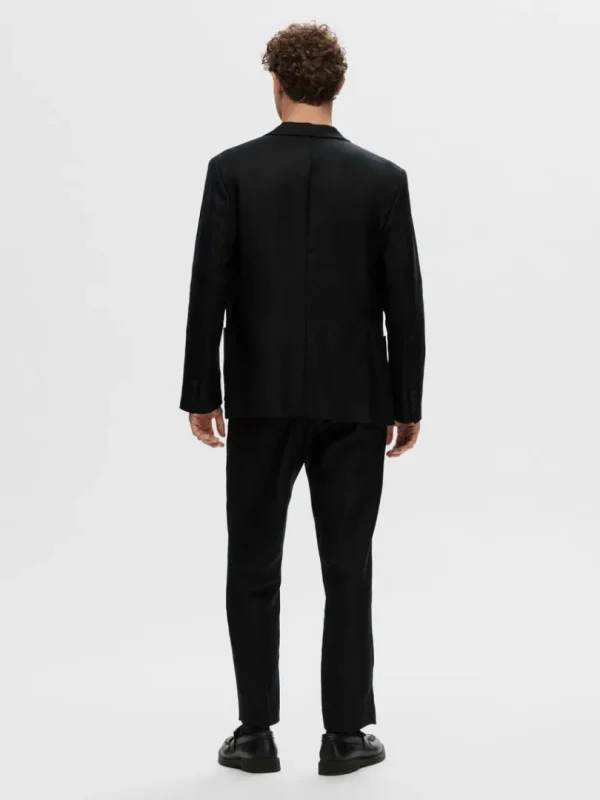 Jakkesæt & Blazers>SELECTED 100% HAMP BLAZER Black
