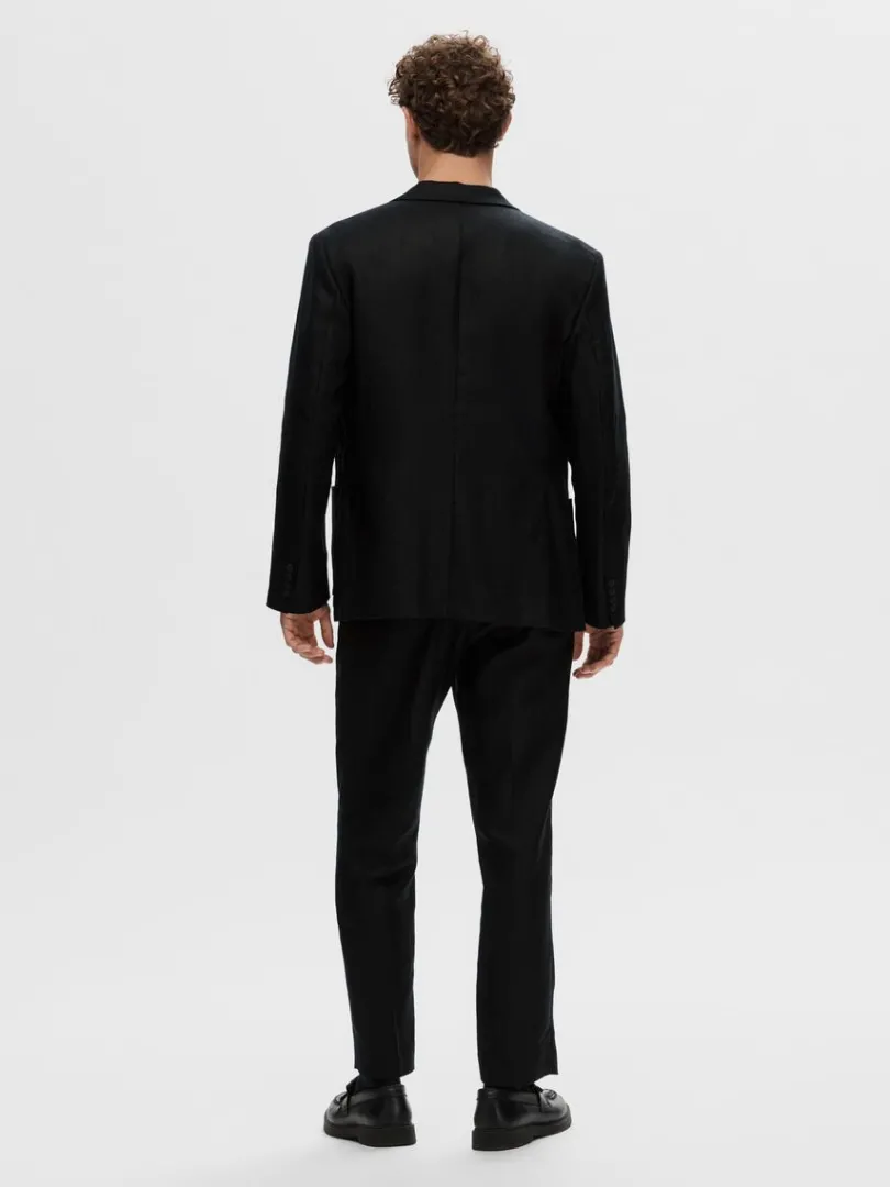 hamp_blazer_1.webp Jakkesæt & Blazers>SELECTED 100% HAMP BLAZER Black