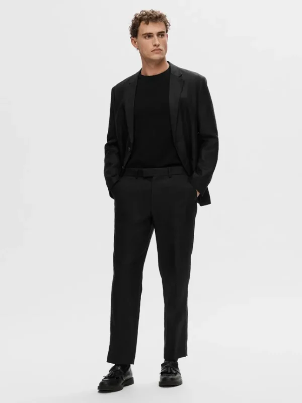 Bukser | Jakkesæt & Blazers>SELECTED 100% HAMP BUKSER Black