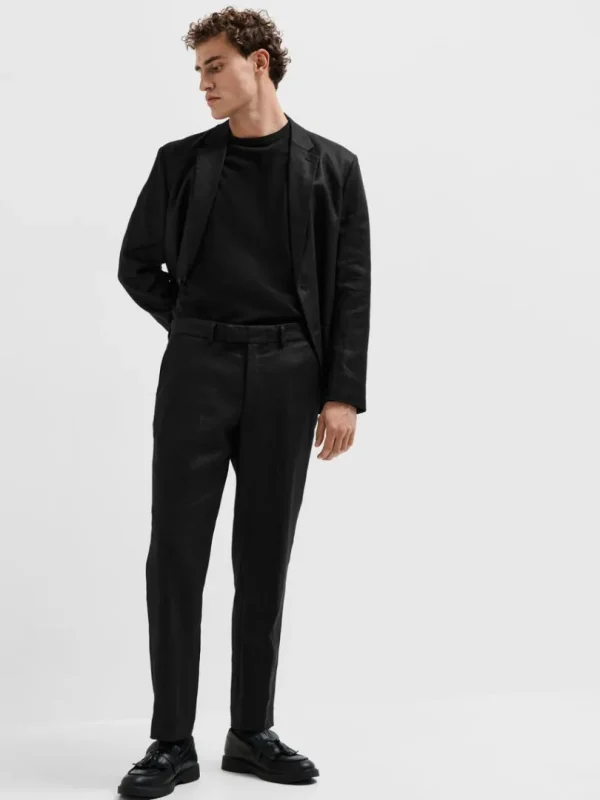 Bukser | Jakkesæt & Blazers>SELECTED 100% HAMP BUKSER Black