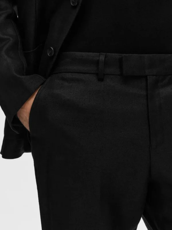 Bukser | Jakkesæt & Blazers>SELECTED 100% HAMP BUKSER Black