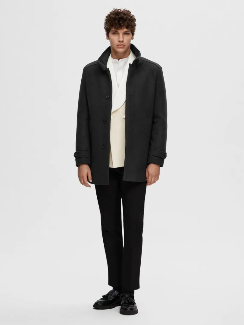 high_neck_frakke_2-3.webp Overtøj>SELECTED HIGH NECK FRAKKE Black