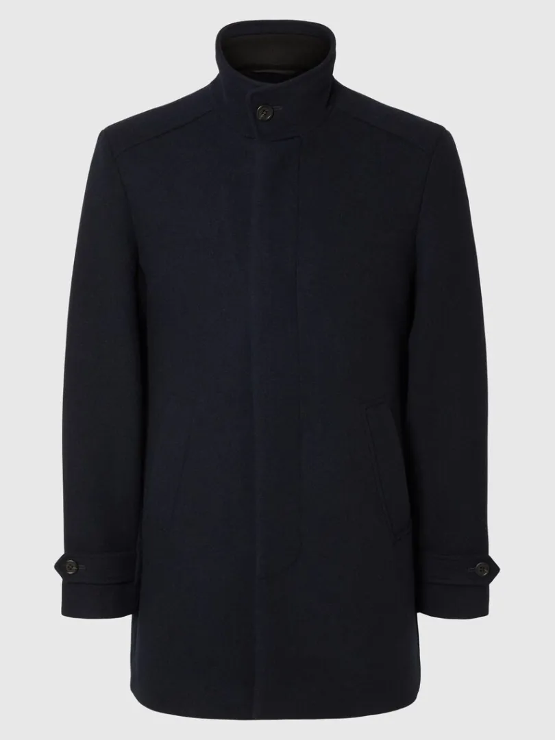 high_neck_frakke_4.webp Overtøj>SELECTED HIGH NECK FRAKKE Blue