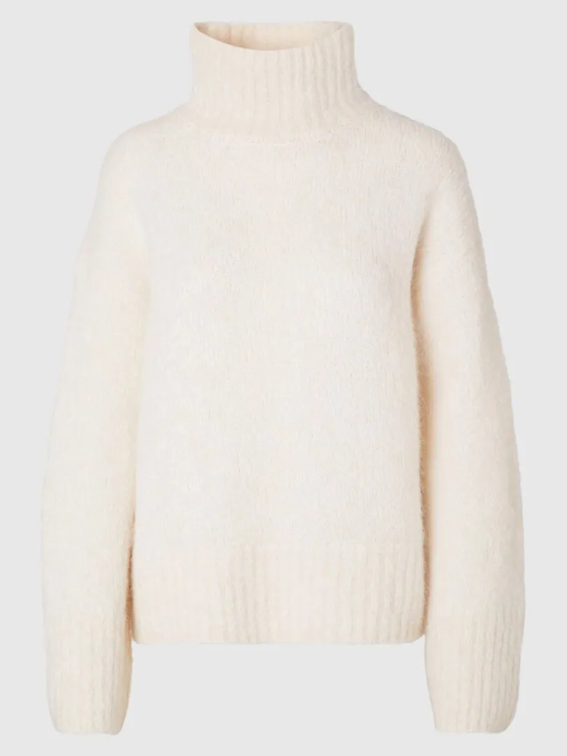 hj_hals_pullover_4-1.webp Strik>SELECTED HØJ HALS PULLOVER Beige