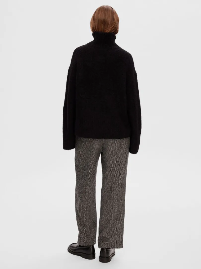 hj_hals_pullover_4-2.webp Strik>SELECTED HØJ HALS PULLOVER Black