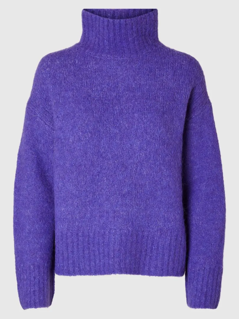 hj_hals_pullover_5-2.webp Strik>SELECTED HØJ HALS PULLOVER Purple