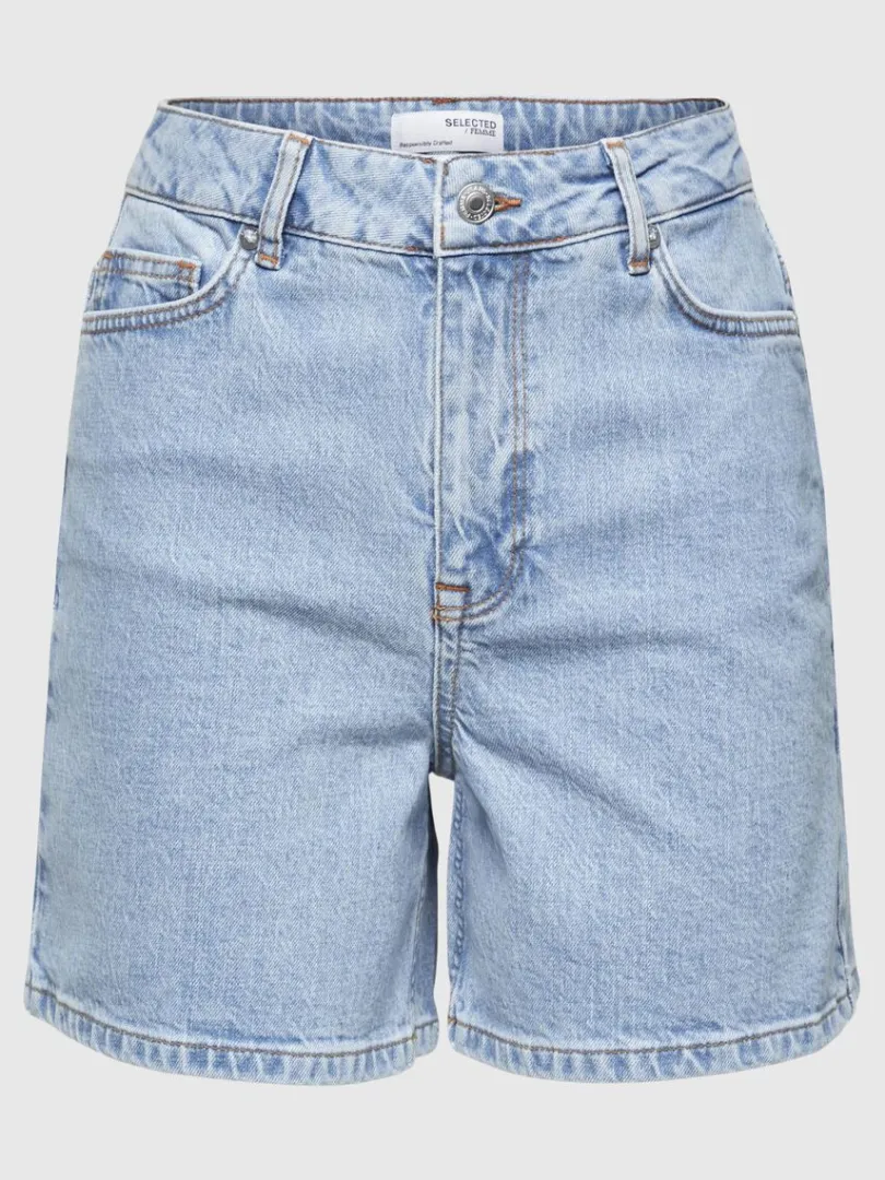 hjtaljede_denimshorts_0-1.webp Shorts>SELECTED HØJTALJEDE DENIMSHORTS Blue