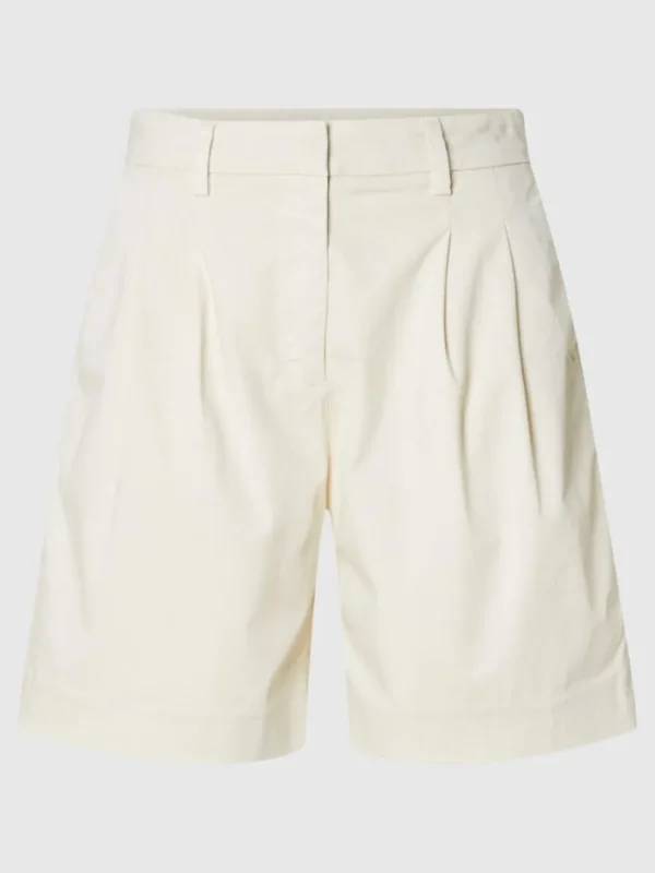 Shorts>SELECTED HØJTALJET CHINOSHORTS Beige