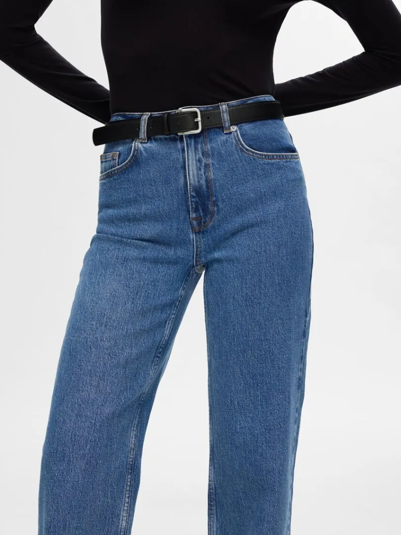 hjtaljet_jeans_med_vide_b_3.webp Jeans>SELECTED HØJTALJET JEANS MED VIDE BEN Blue