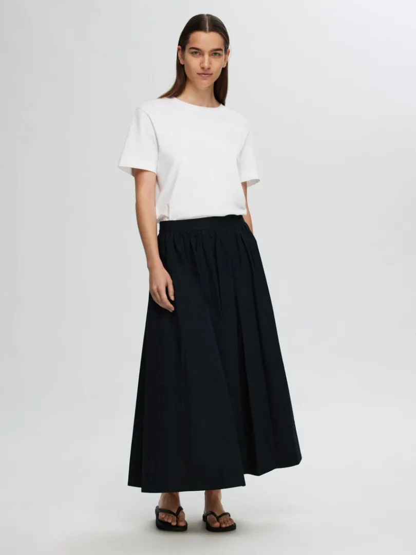 hjtaljet_maxinederdel_3.webp Nederdele>SELECTED HØJTALJET MAXINEDERDEL Black