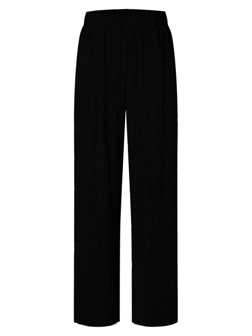 hjtaljet_pliss_bukser_5.webp Bukser>SELECTED HØJTALJET PLISSÉ BUKSER Black
