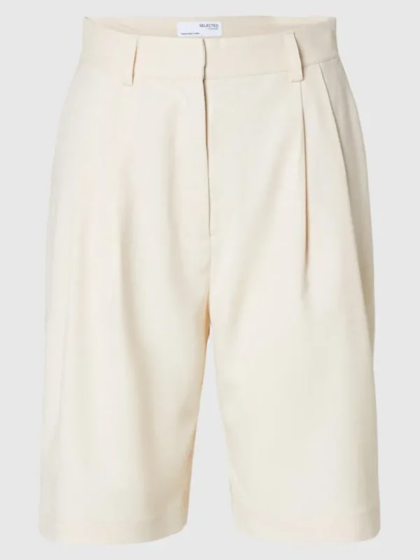 Shorts>SELECTED HØJTALJET SHORTS Beige