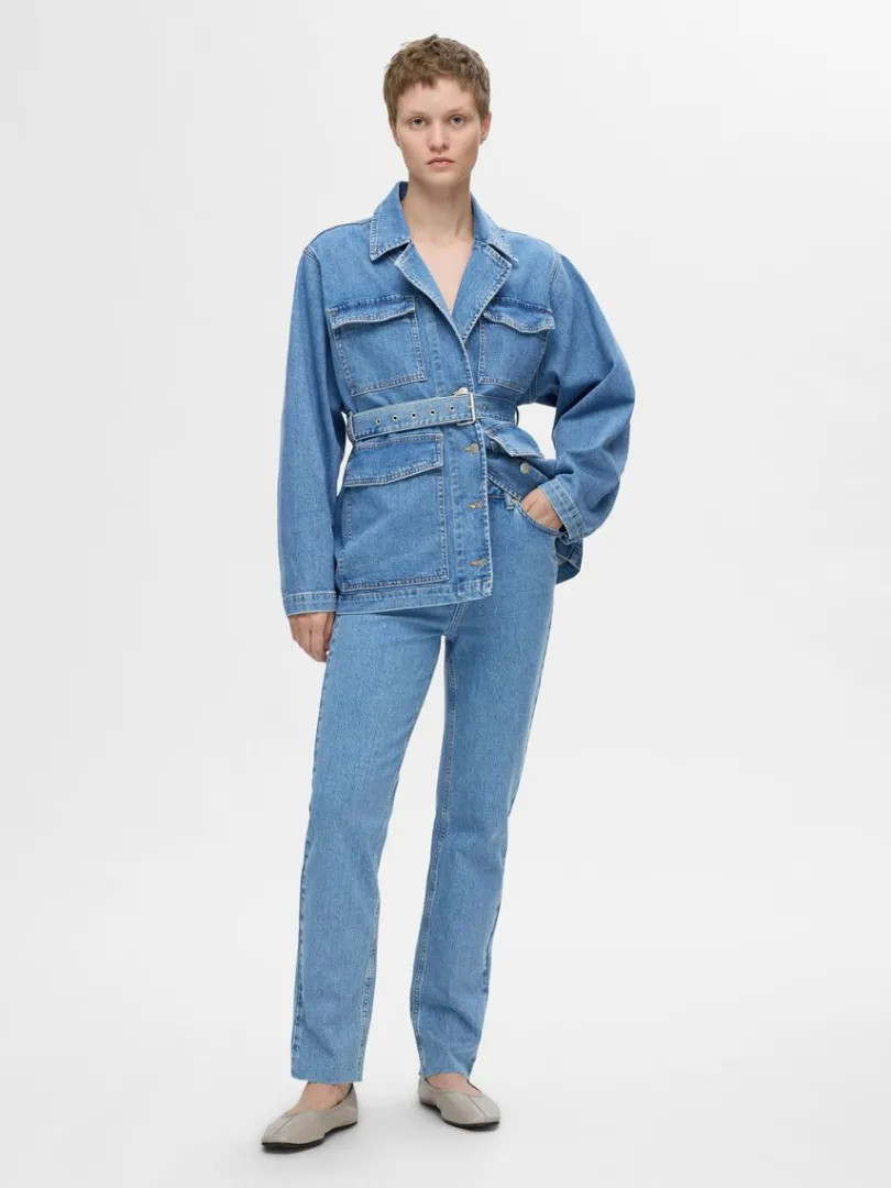 hjtaljet_straight_fit_jea_1.webp Jeans>SELECTED HØJTALJET STRAIGHT FIT JEANS Blue