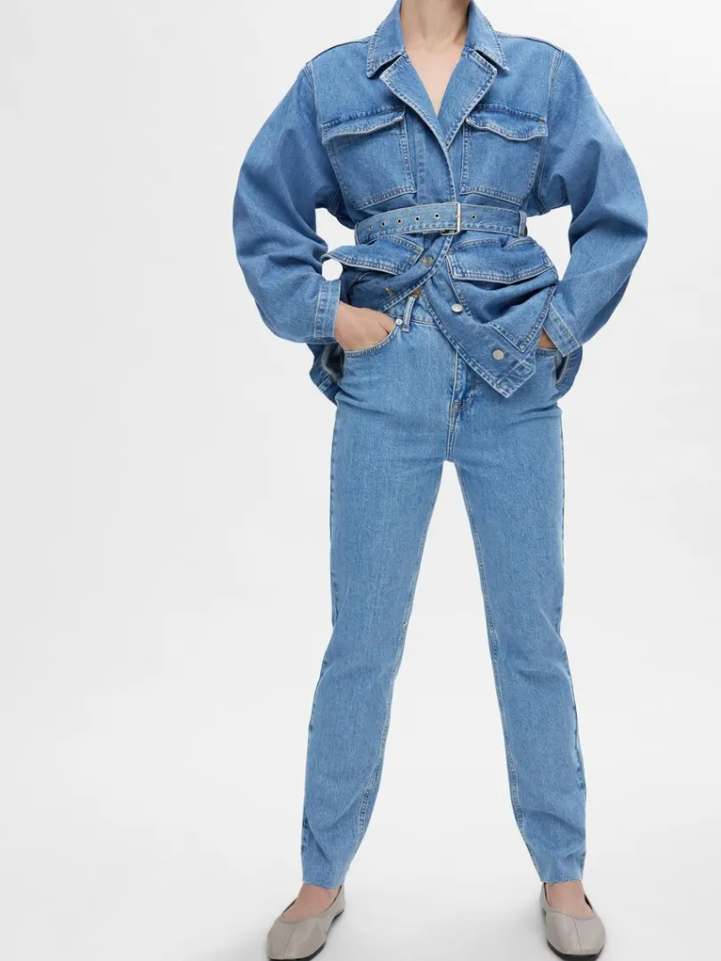 hjtaljet_straight_fit_jea_2.webp Jeans>SELECTED HØJTALJET STRAIGHT FIT JEANS Blue