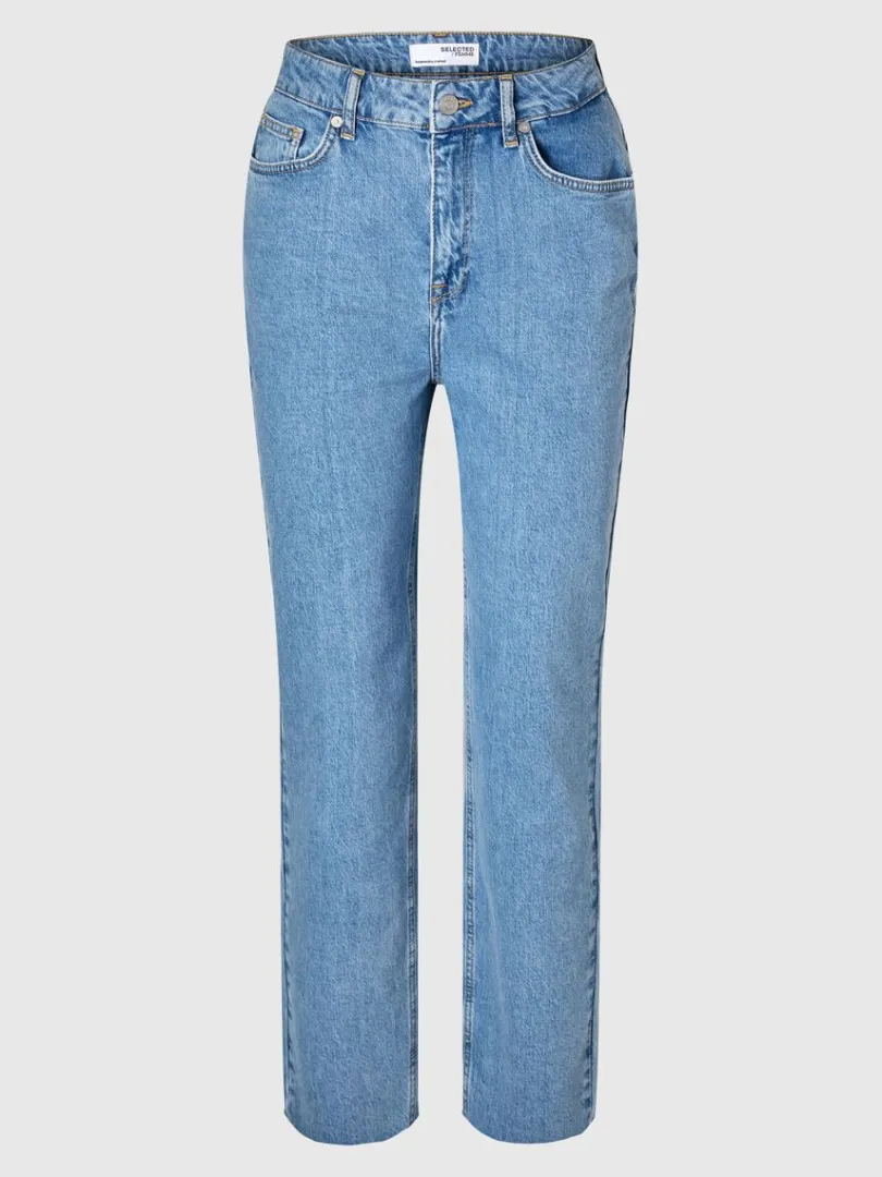 hjtaljet_straight_fit_jea_5.webp Jeans>SELECTED HØJTALJET STRAIGHT FIT JEANS Blue