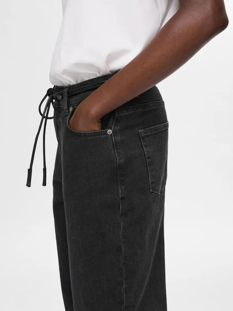 hjtaljet_wide_fit_jeans_3.webp Jeans>SELECTED HØJTALJET WIDE FIT JEANS Black