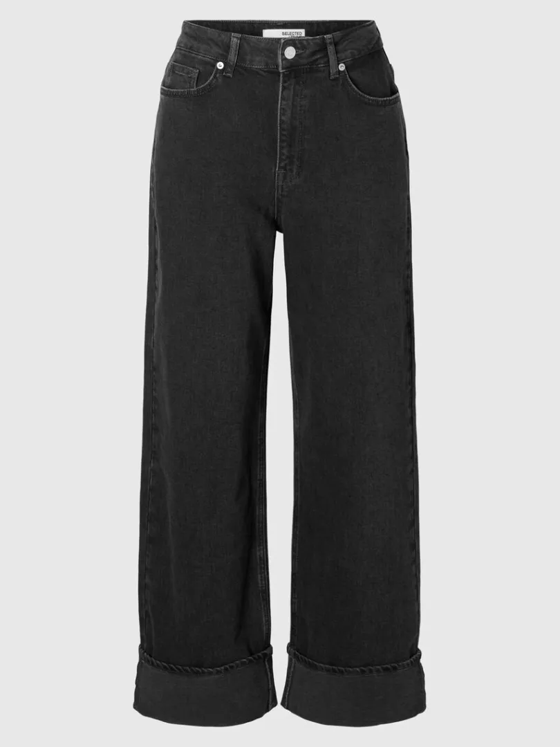 hjtaljet_wide_fit_jeans_5.webp Jeans>SELECTED HØJTALJET WIDE FIT JEANS Black