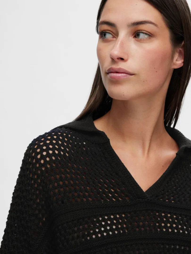 hklestil_pullover_3-1.webp Strik>SELECTED HÆKLESTIL PULLOVER Black