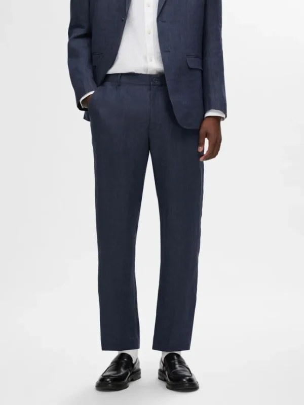 Bukser | Jakkesæt & Blazers>SELECTED 100% HØR HABITBUKSER Blue