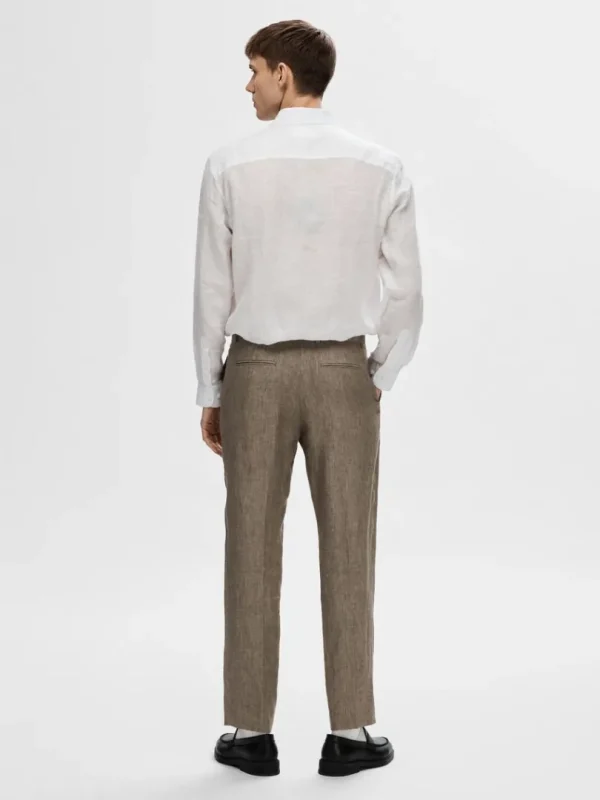 Bukser | Jakkesæt & Blazers>SELECTED 100% HØR HABITBUKSER Brown
