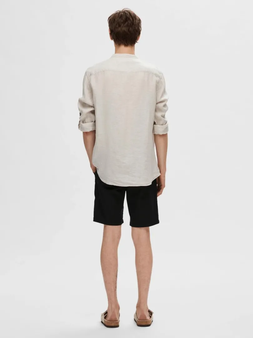 hr_langrmet_skjorte_1.webp Skjorter>SELECTED 100% HØR LANGÆRMET SKJORTE Beige