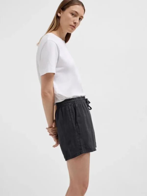 Shorts>SELECTED HØR SHORTS Black