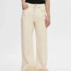 Jeans>SELECTED HVID WIDE FIT JEANS White
