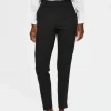 Bukser | Jakkesæt & Blazers>SELECTED INDSNÆVRET BUKSER Black