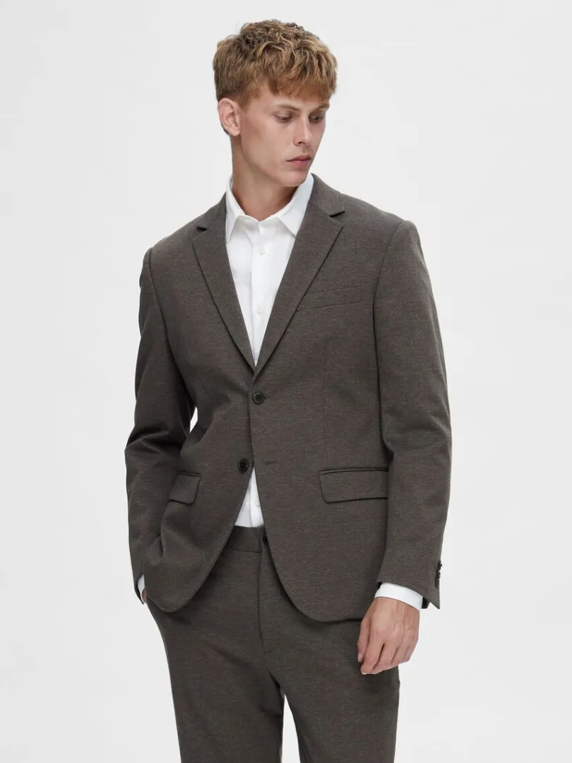 jersey_blazer_0-1.webp Jakkesæt & Blazers>SELECTED JERSEY BLAZER Brown