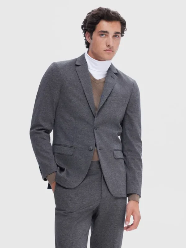 Jakkesæt & Blazers>SELECTED JERSEY BLAZER Blue