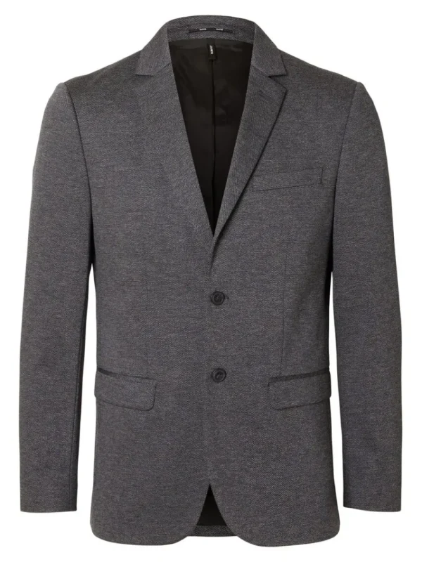 Jakkesæt & Blazers>SELECTED JERSEY BLAZER Blue
