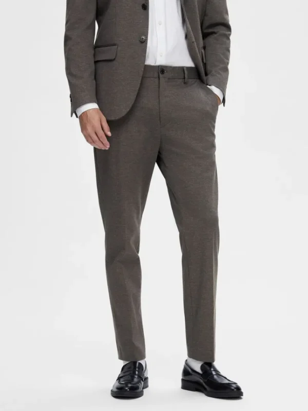 Bukser | Jakkesæt & Blazers>SELECTED JERSEY HABITBUKSER Brown
