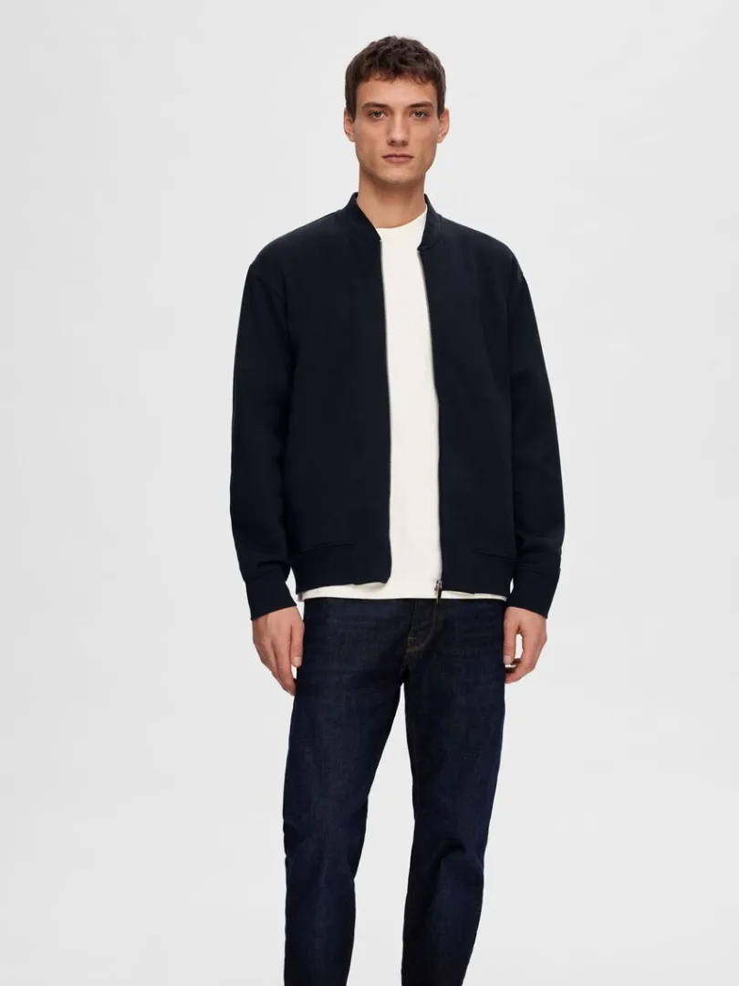 jersey_sweater_0.webp Overtøj>SELECTED JERSEY SWEATER Blue