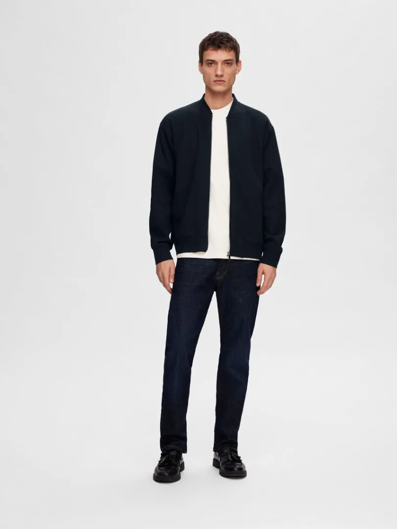 jersey_sweater_2.webp Overtøj>SELECTED JERSEY SWEATER Blue