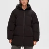 Overtøj>SELECTED JUSTERBAR PUFFERJAKKE Black