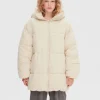 Overtøj>SELECTED JUSTERBAR PUFFERJAKKE Beige