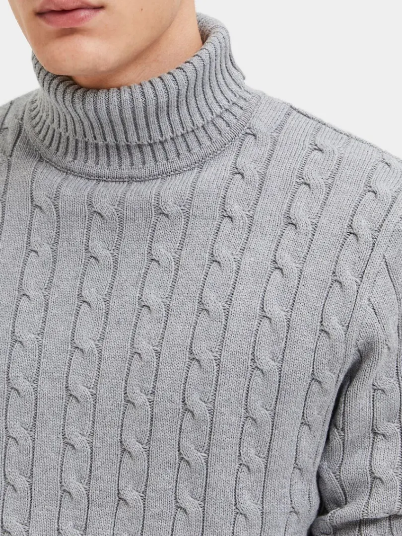 kabelstrik_pullover_3-3.webp Strik>SELECTED KABELSTRIK PULLOVER Grey