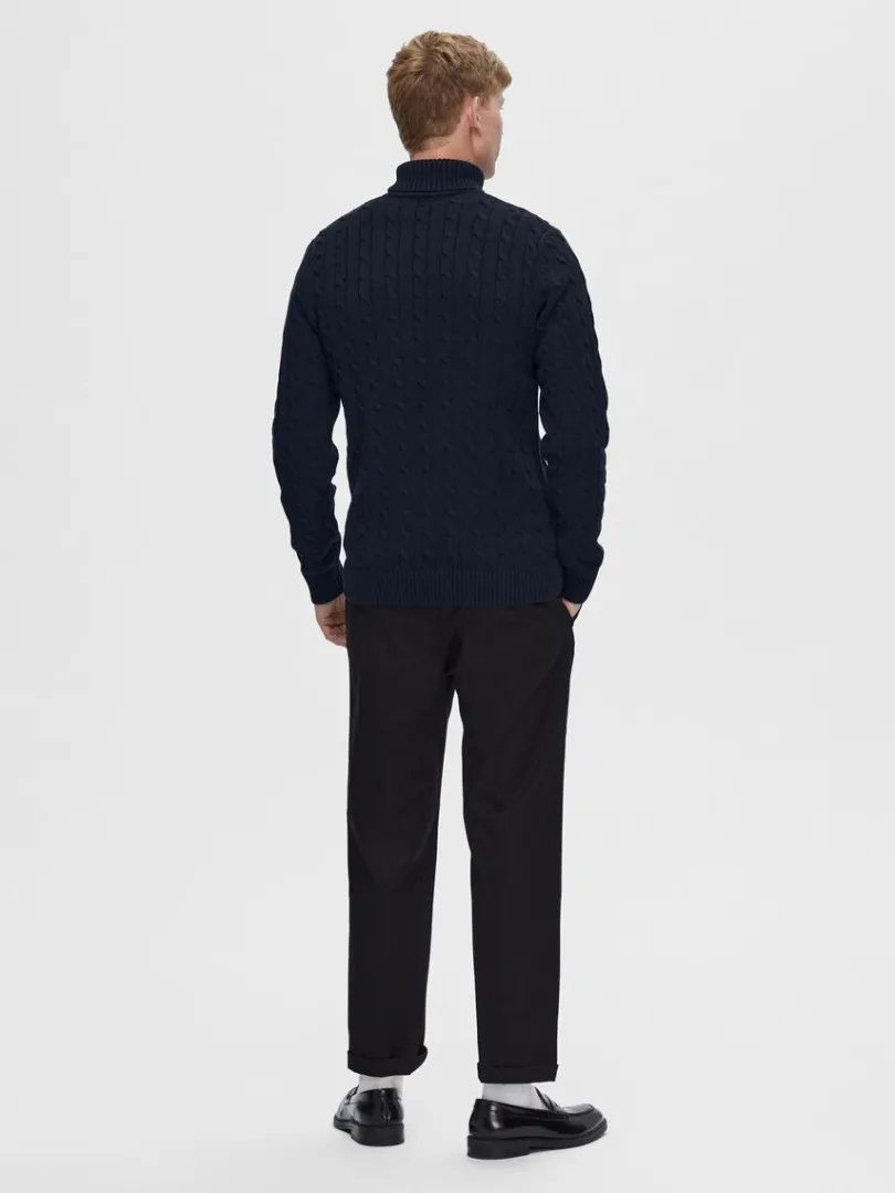 kabelstrik_pullover_5-1.webp Strik>SELECTED KABELSTRIK PULLOVER Blue