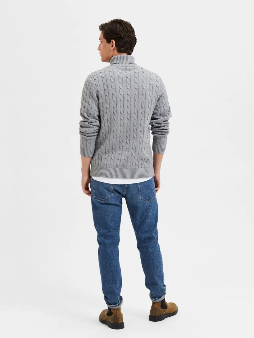 kabelstrik_pullover_5-3.webp Strik>SELECTED KABELSTRIK PULLOVER Grey