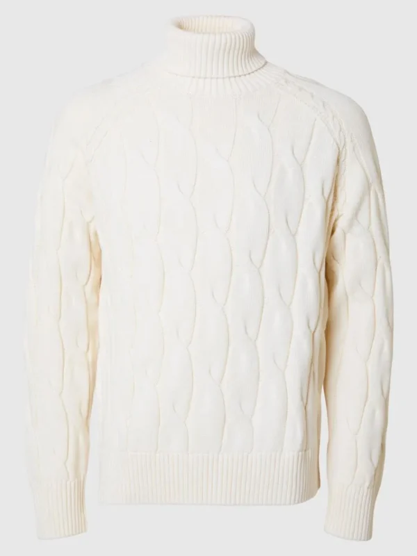 Strik>SELECTED KABELSTRIK RULLEKRAVE Beige
