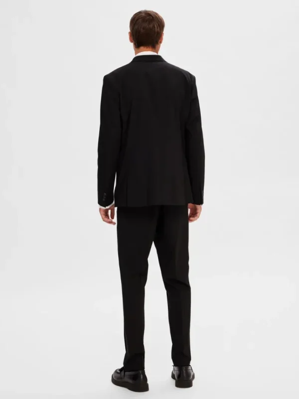 Jakkesæt & Blazers>SELECTED KLASSISK DOBBELTRADET BLAZER Black