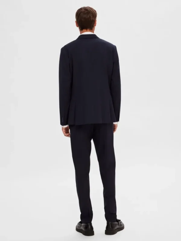 Jakkesæt & Blazers>SELECTED KLASSISK DOBBELTRADET BLAZER Blue