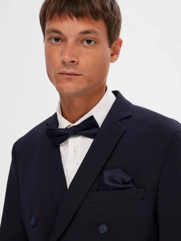 Jakkesæt & Blazers>SELECTED KLASSISK DOBBELTRADET BLAZER Blue