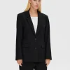 Jakkesæt & Blazers>SELECTED KLASSISK ENKELTRADET BLAZER Black