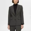 Jakkesæt & Blazers>SELECTED KLASSISK FIT BLAZER Grey