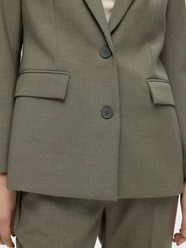 Jakkesæt & Blazers>SELECTED KLASSISK FIT BLAZER Green