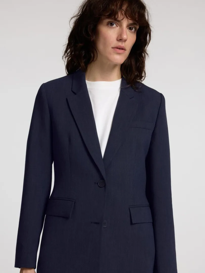 klassisk_fit_blazer_3.webp Jakkesæt & Blazers>SELECTED KLASSISK FIT BLAZER Blue